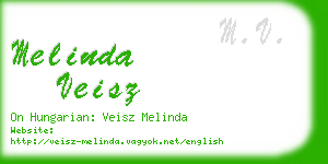 melinda veisz business card